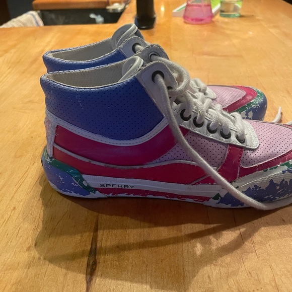 Sperry women’s multi color high top sneaker size 5.5 - Picture 5 of 8